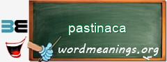 WordMeaning blackboard for pastinaca